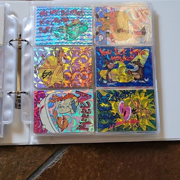 Ren & Stimpy show VTG cards - Picture 3 of 3